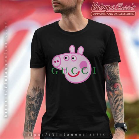 replica gucci shirt free shipping|peppa pig gucci shirt real.